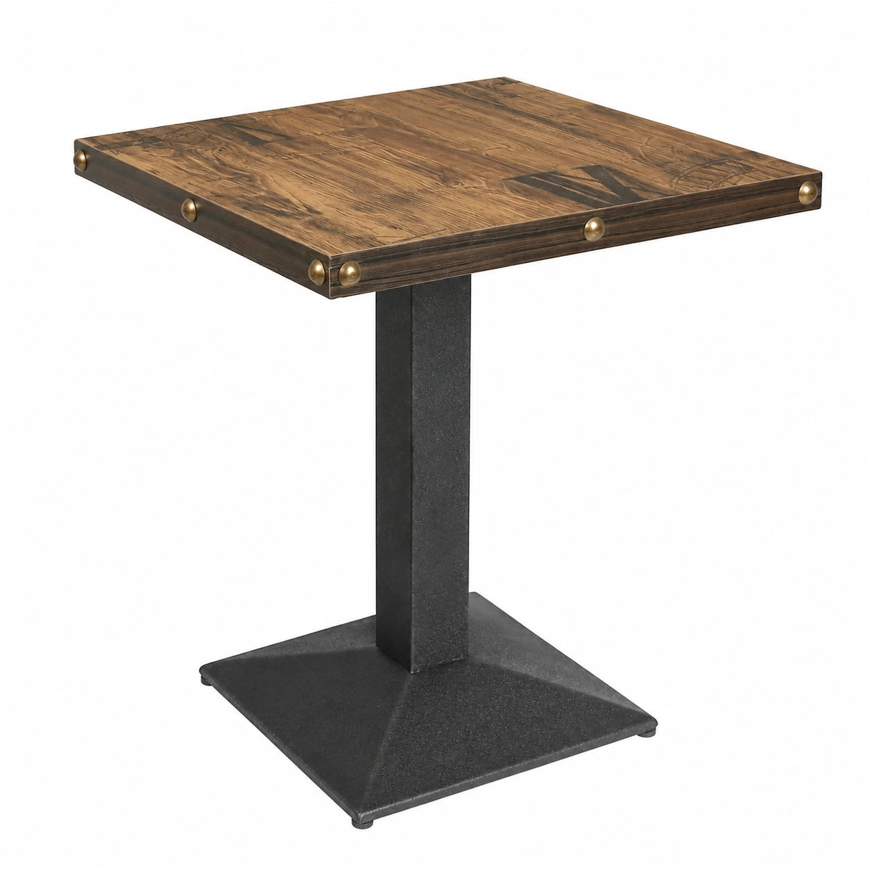 LANTUS Bistrotisch für Balkon, Garten und Terrasse - 60x60x75 cm Europäischer Stil