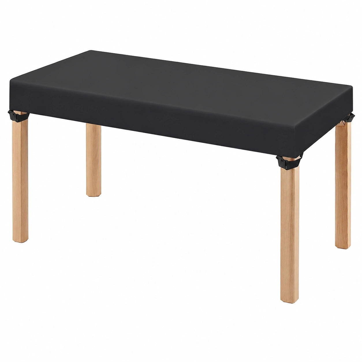 Wasserfeste Abdeckung für Gartentisch 100x60x15 cm, Windschutz mit Kordelzug für Außenbereiche