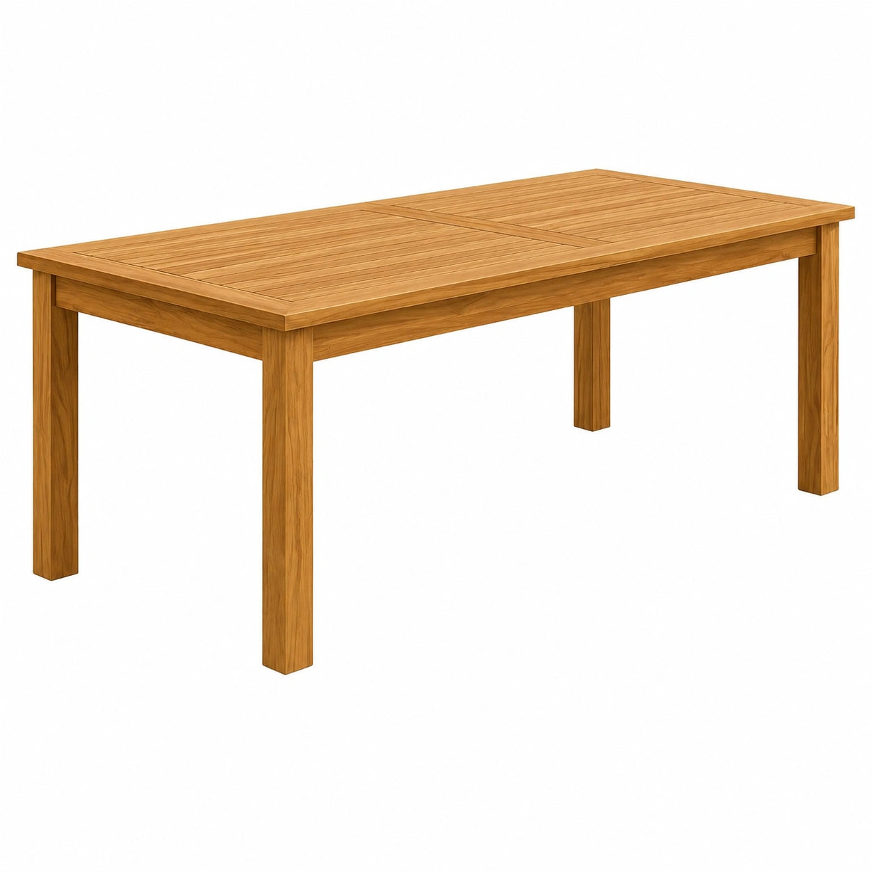 Robuster Gartentisch Freetown aus massivem Teakholz - 180 x 100 x 75 cm