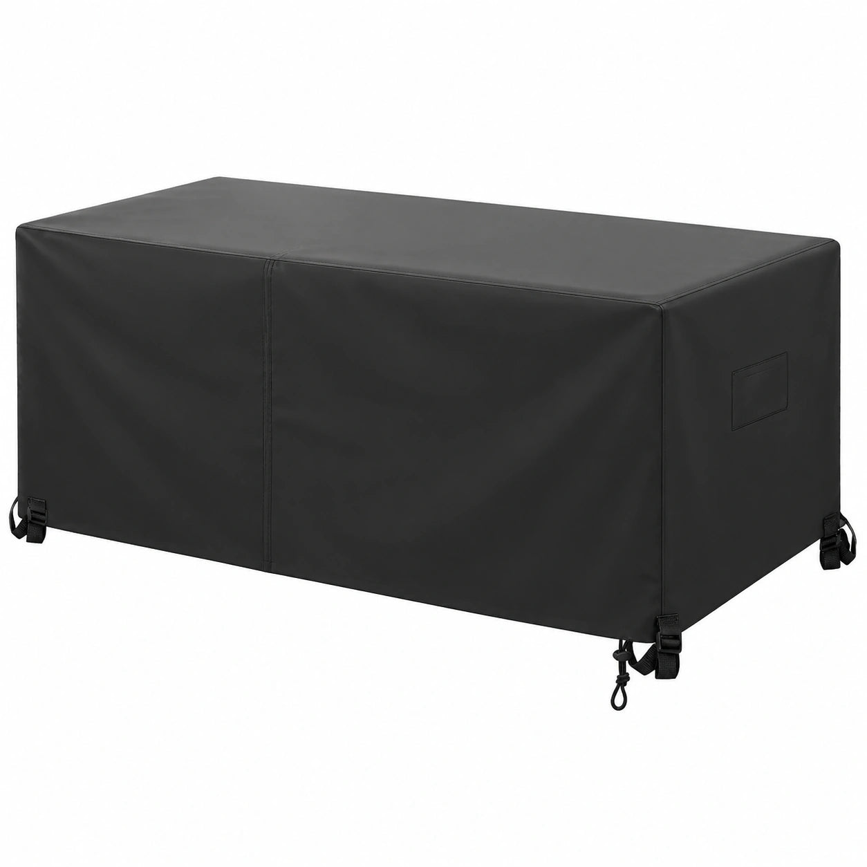 Wasserfeste VEVOR Abdeckung für Gartenmöbel, 420D Oxford-Stoff, Atmungsaktiv mit Belüftung, Rechteckige Terrassentischabdeckung, 279 x 213 x 71 cm