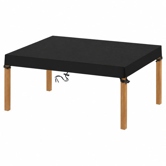 Wetterfeste Gartentisch Abdeckung, UV-beständige 600D Schutzhülle 140x90x20cm