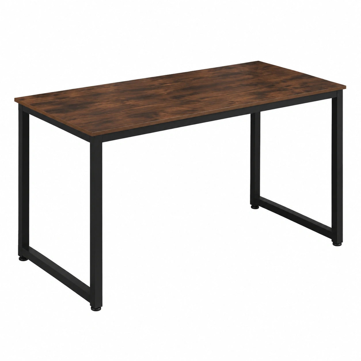 Industrial Design Computertisch für Gamer und Büro, 120 cm, Dunkelbraun