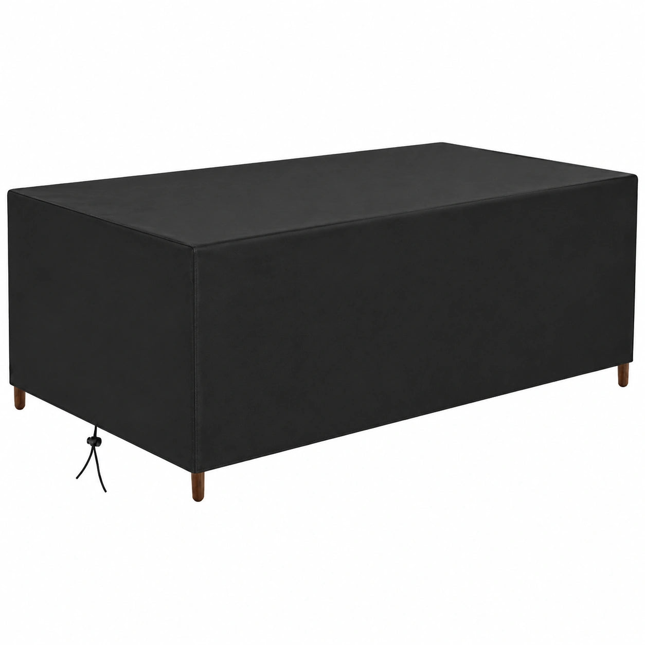 Wetterfeste Schutzhülle für Gartentisch, 140x90x75 cm, Reißfestes 420D Oxford-Gewebe, Wasserdicht und UV-beständig